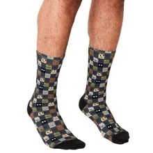 

Funny Men's socks Over the Garden Wall remix Pattern Printed hip hop Men Happy Socks cute boys street style Crazy Socks for men
