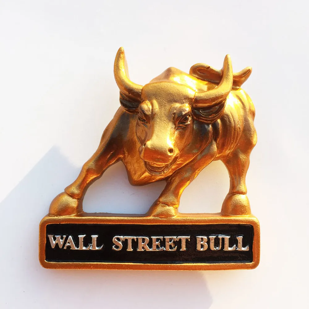 BABELEMI 3D UAS Wall Street Bull туристические сувениры магниты на холодильник магнит домашний