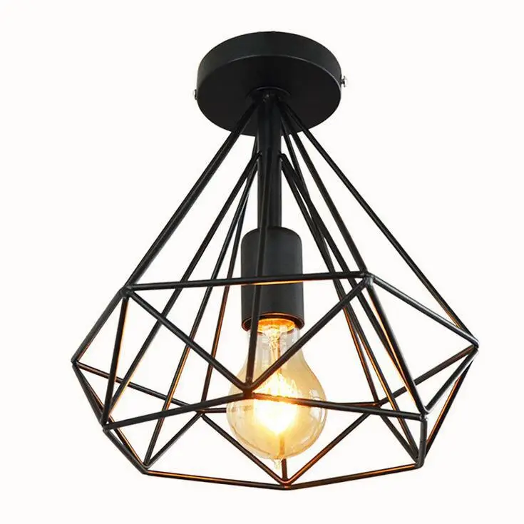 

Industrial-Style Ceiling Single-head Creative Iron Art Restaurant Aisle Lights Clothing Store Cafe Cool Diamond Lamps