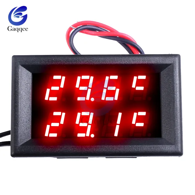 4 Digit 4V-28V Red