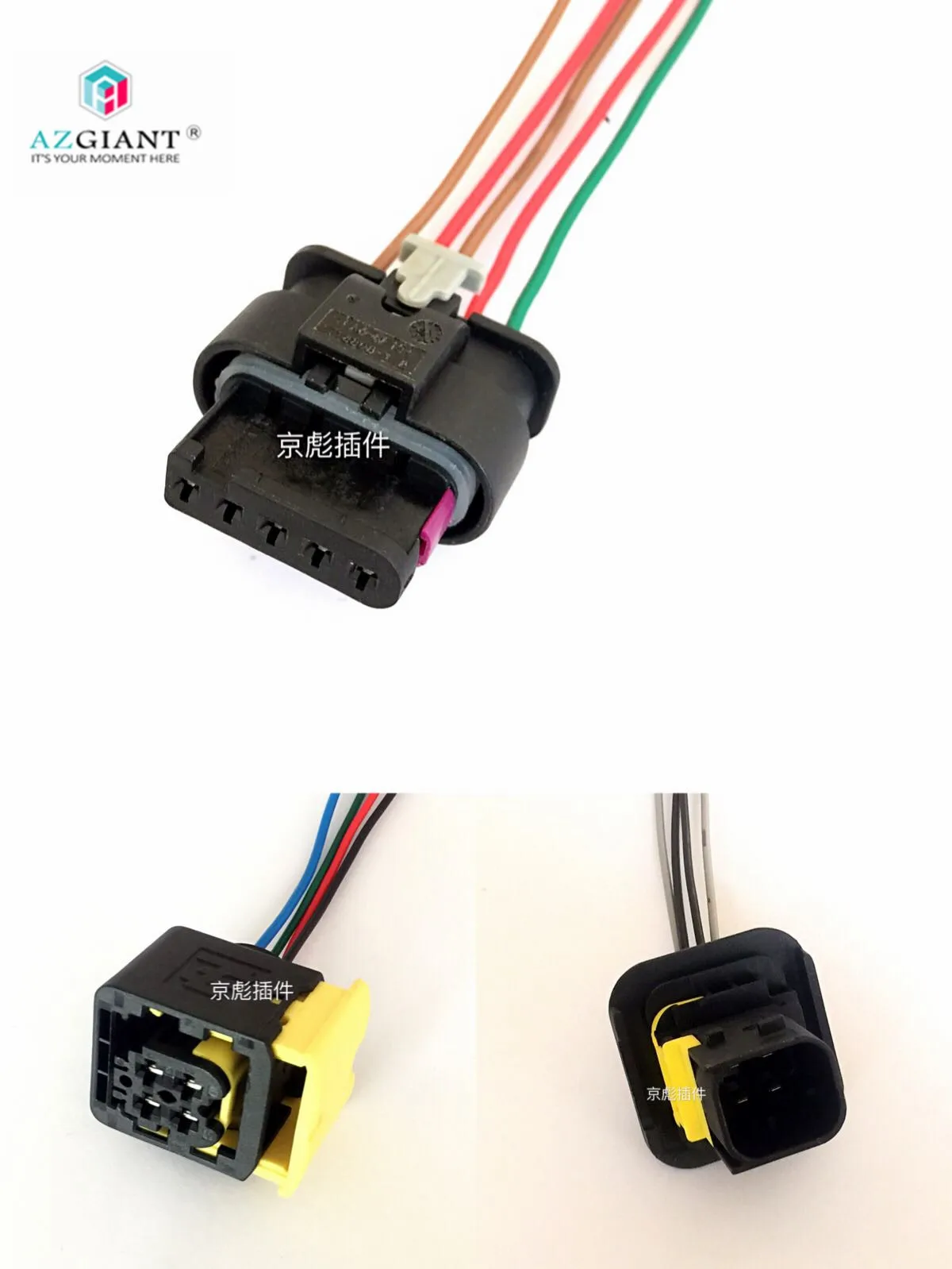 Азот кислородный датчик Разъем плоский 5pin квадратный 4pin разъем для Bosch