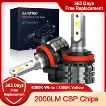 AUXITO 2X H11 светодиодный туман светильник лампы H8 H9 H16 JP светодиодный CSP 6000k белый/3000 К золотой желтый 12V LED DRL Автомобильные фары дневного света для автомобильных фар AUXITO 2X H11 светодиодный туман светильник лампы H8 H9 H16 JP светодиодный CSP 6000k белый/3000 К золотой желтый 12V LED DRL Автомобильные фары дневного света для автомобильных фар