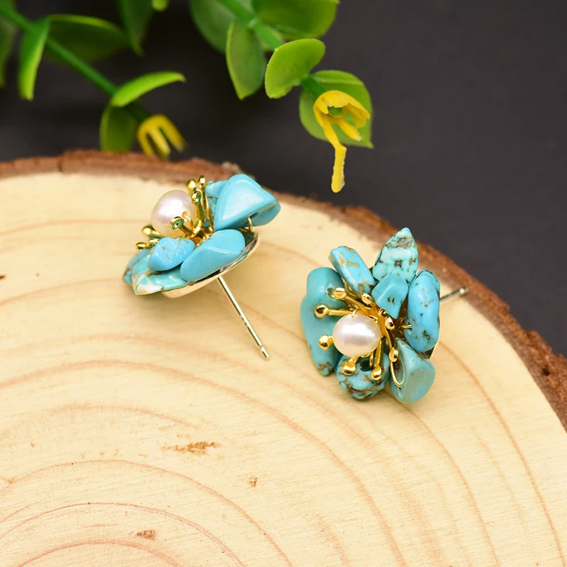 XlentAg дизайнерские серьги-гвоздики из натурального аметиста и турмалина для женщин, женские 925 пробы серебряные серьги, ювелирные изделия GE0019A