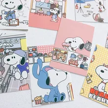 8 шт. Ins Peanuts Rogue Dog Милая мультяшная доска для сообщений, доска для фото-дисплея, настенное украшение, визитная карточка