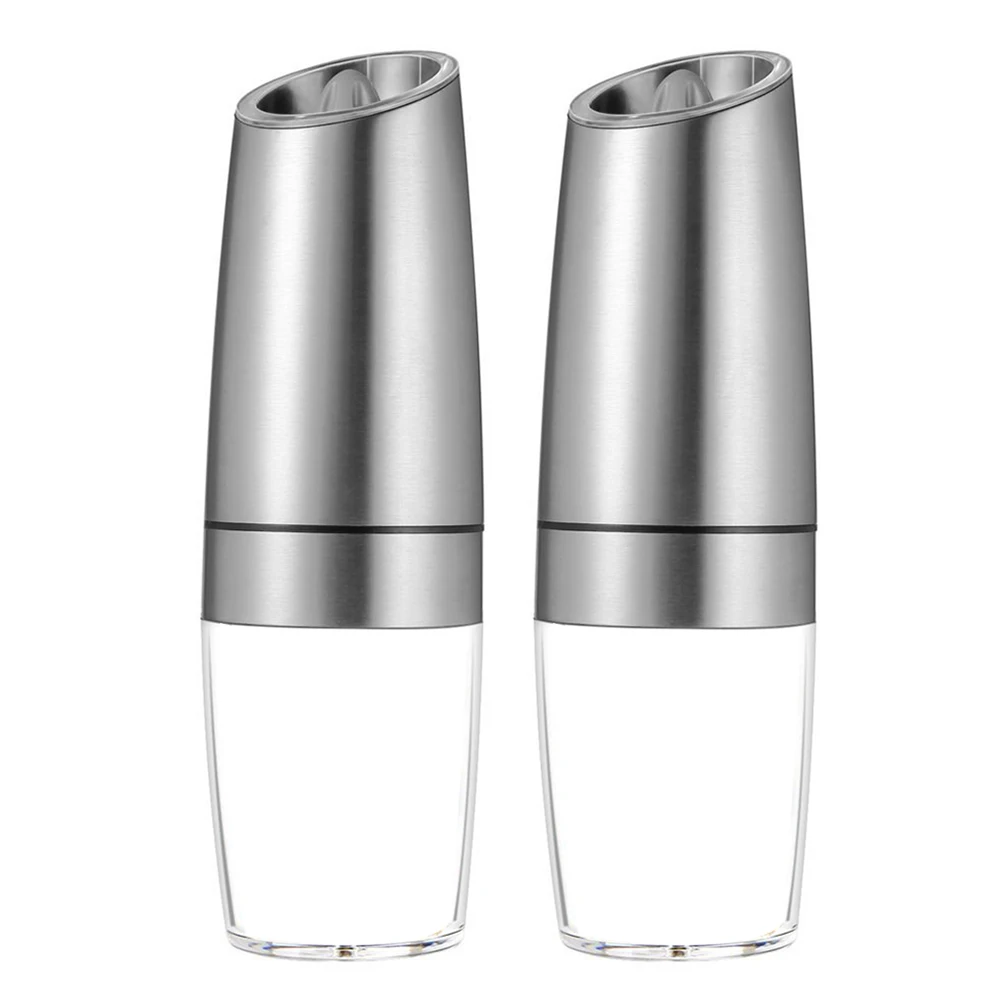 Lot De 2 Saupoudreuses Sel Et Poivre En Acier Inoxydable 304 - Doré - Capacité Généreuse - Parfait Cuisine, Camping, BBQ