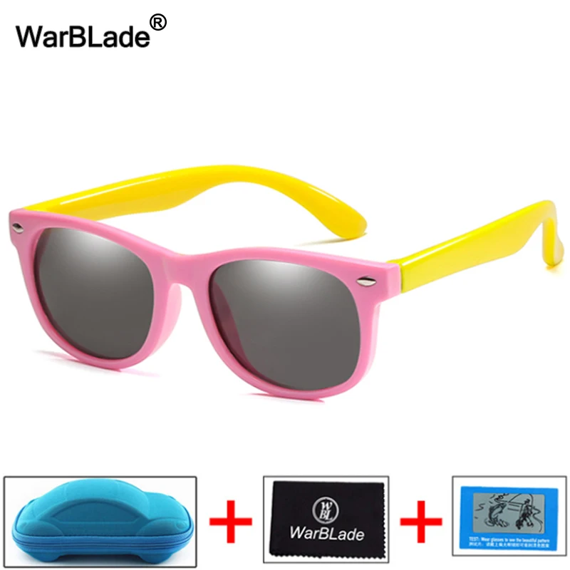 WBL новые модные детские солнцезащитные очки для мальчиков и девочек, детские поляризованные солнцезащитные очки TR90, силиконовые защитные очки, детские очки UV400 Oculo