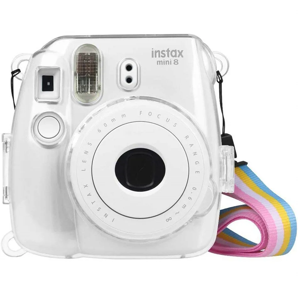 Прозрачный защитный чехол для Fuji Fujifilm Instax camera Instant Mini 9 8 8+ аксессуары