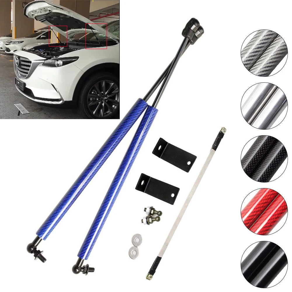 Car Styling Front Hood Bonnet Gas Struts Lift Support Damper for 2006-2016 Mazda CX-9 SUV 1st gener