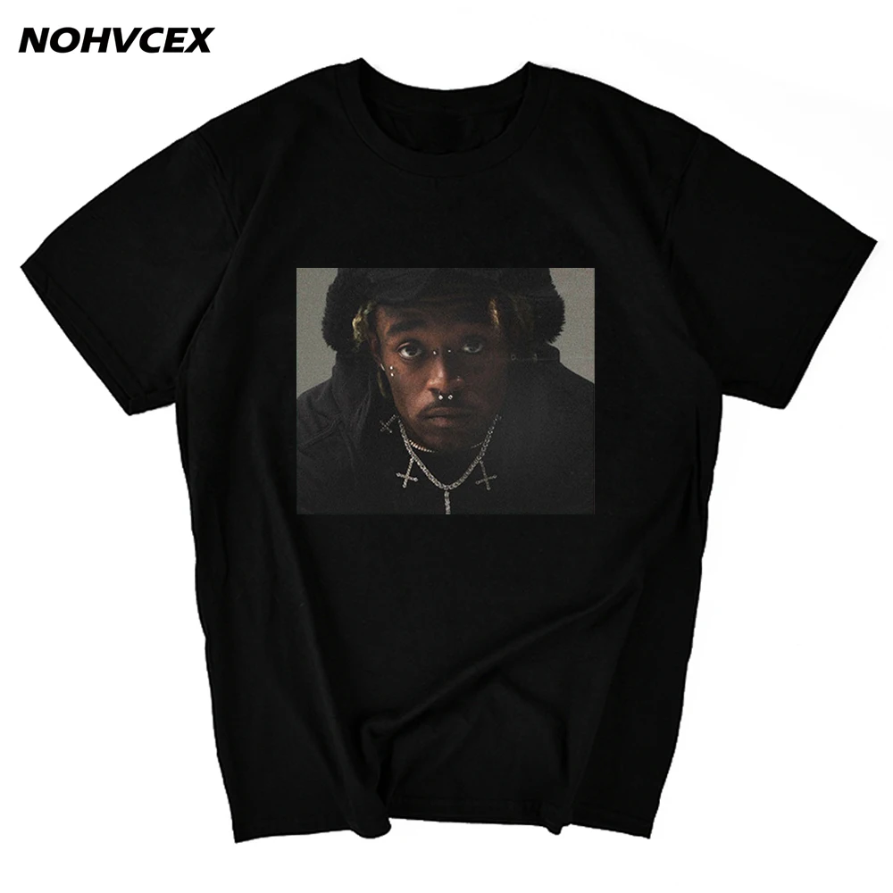 Футболка Lil Uzi Vert Мужская забавный топ с принтом крутая дышащая на лето|tee shirt homme|men
