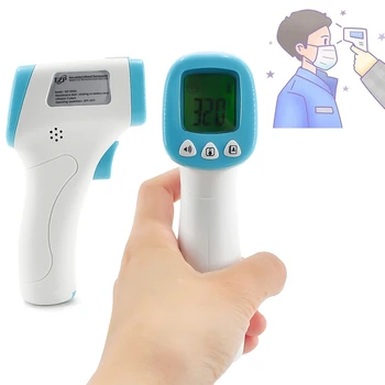 

TZP-ZY Non-contact LCD Digital Thermometer Handheld IR Forehead Body Care Fever Measurement Thermometer for the Whole Family