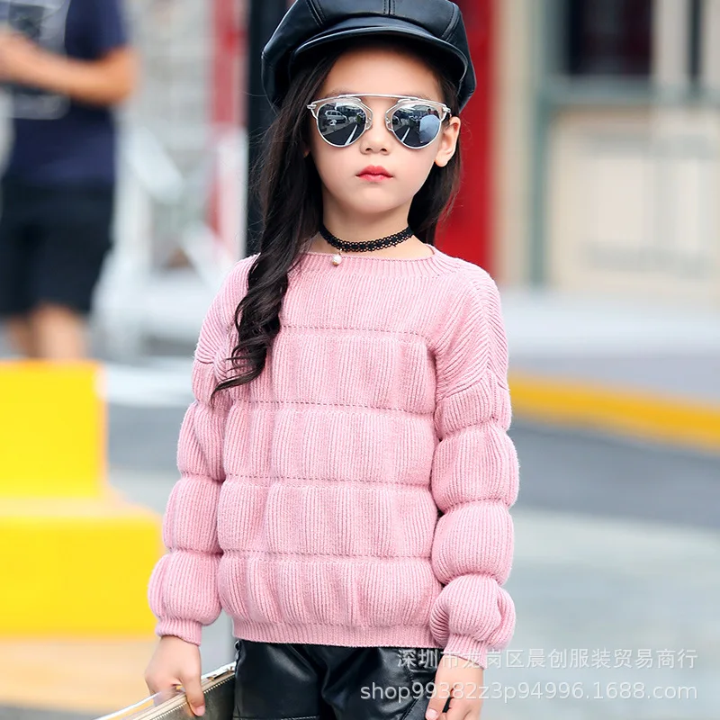 Осенне-зимний Стильный пуловер Детский свитер Детская универсальная рубашка модный детский свитер