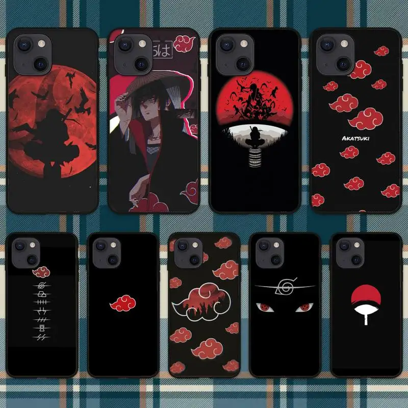 Чехол для телефона аниме N-Narutos-akats∩ iPhone 11 12 Mini 13 Pro XS Max X 8 7 6s Plus 5 SE XR | Мобильные