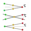 Sports Eye Sight Train Three Beads Brock String Vision Convergence Insufficiency Training Tool Target Pointing Practice 2