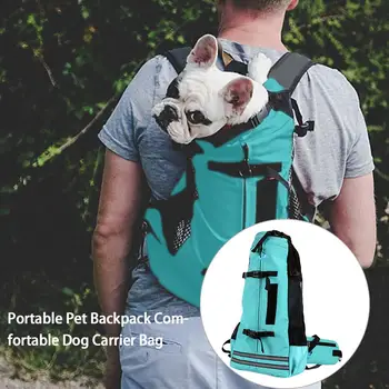 

Portable Pet Backpack Comfortable Dog Carrier Bag with Venting Holes Outdoor Travel Pet Holder for Small Dogs Cats Puppies