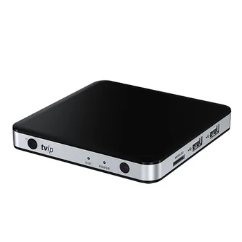 

Tvip 605 Scandinavia Linux OS Amlogic S905X 2.4G/5G WiFi 4K for smart TV Box