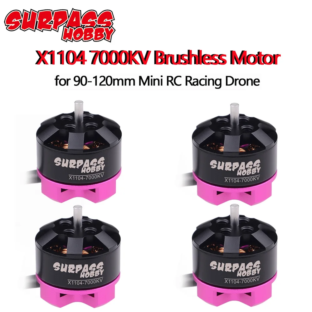 4 шт. 1103 1104 4600KV 7000KV 8700KV 7800KV 10000KV бесщеточный двигатель для RC 80 90 100 mm 120mm Mini Racing