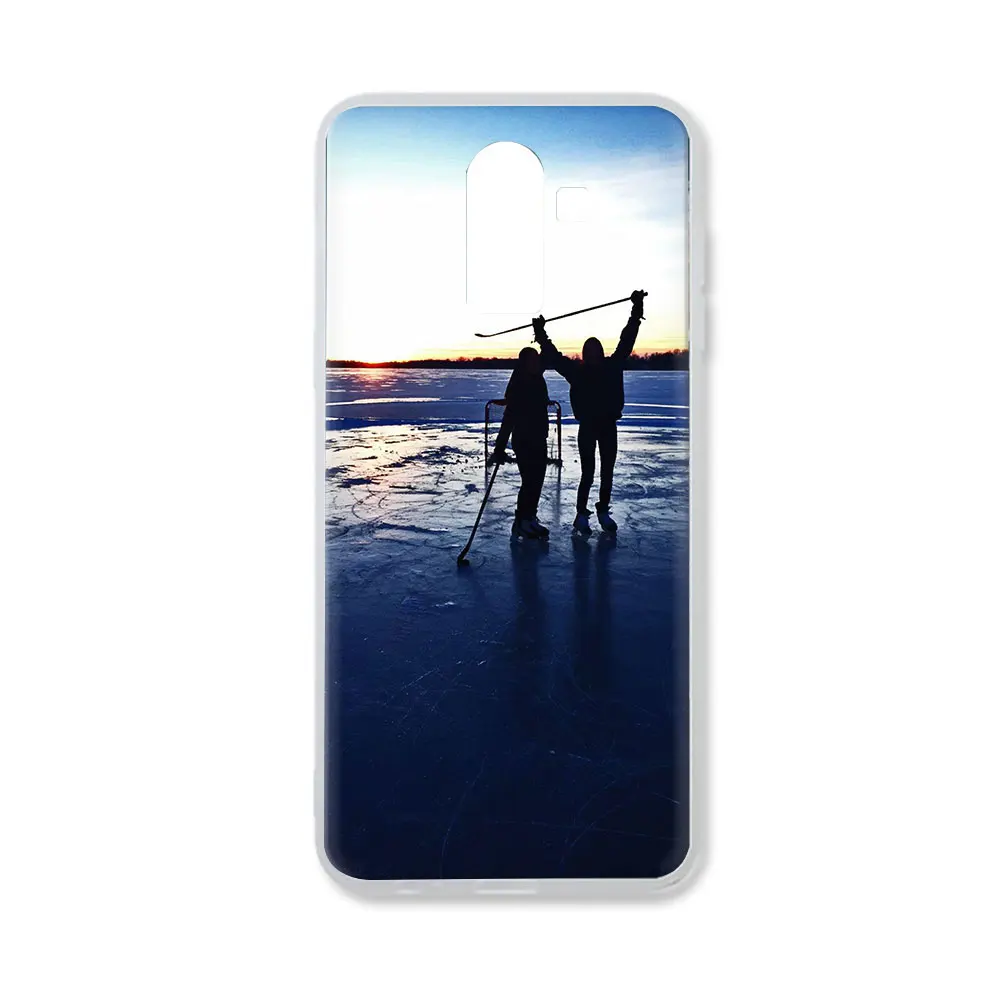 Хоккей на льду T жесткий чехол для телефона для Galaxy A2 Core J2 J3 J4 J5 J6 плюс J7 Duo J8 Prime ЕС, США - Цвет: H10