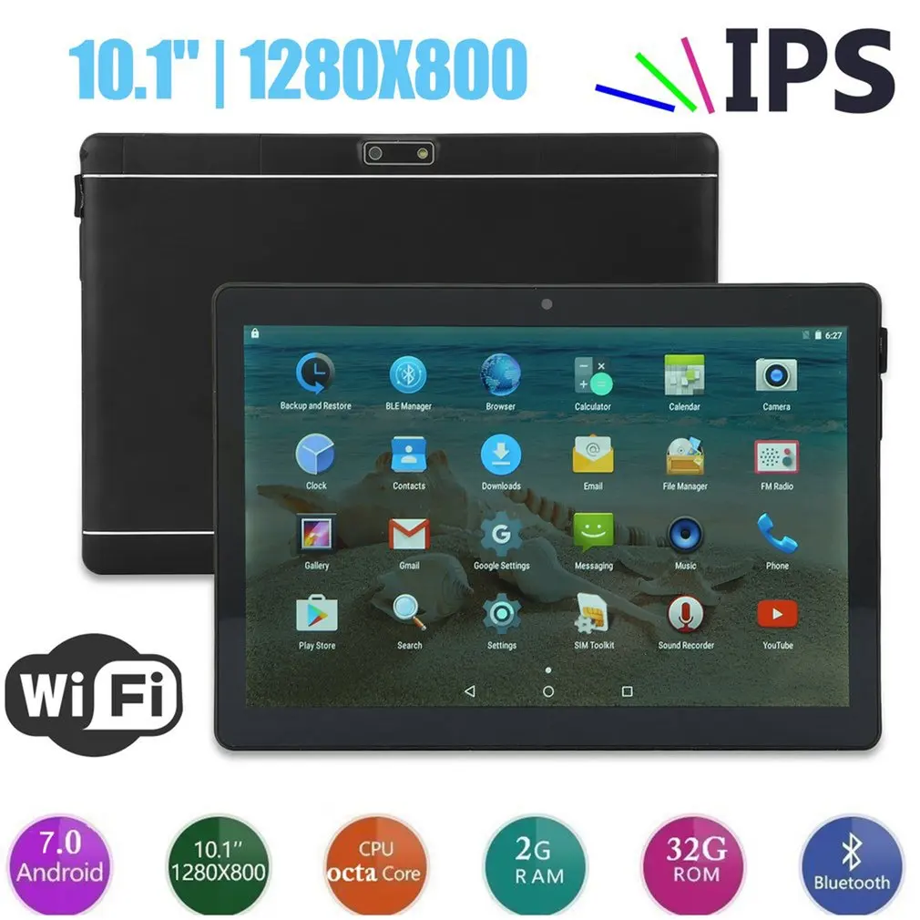 10810 дюймовый планшет студенческий планшет IPD HD экран 2G+ 32G для Andriod 7,0