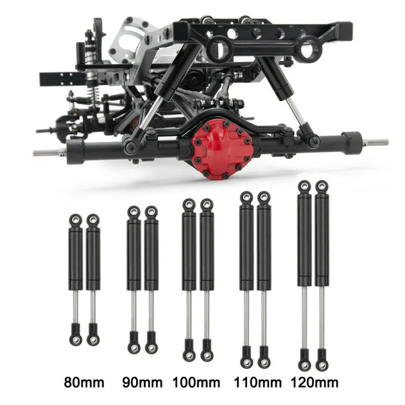 80-120mm RC Shocks Absorber For TRX-4 Wraith For SCX10 D90 Aluminum alloy