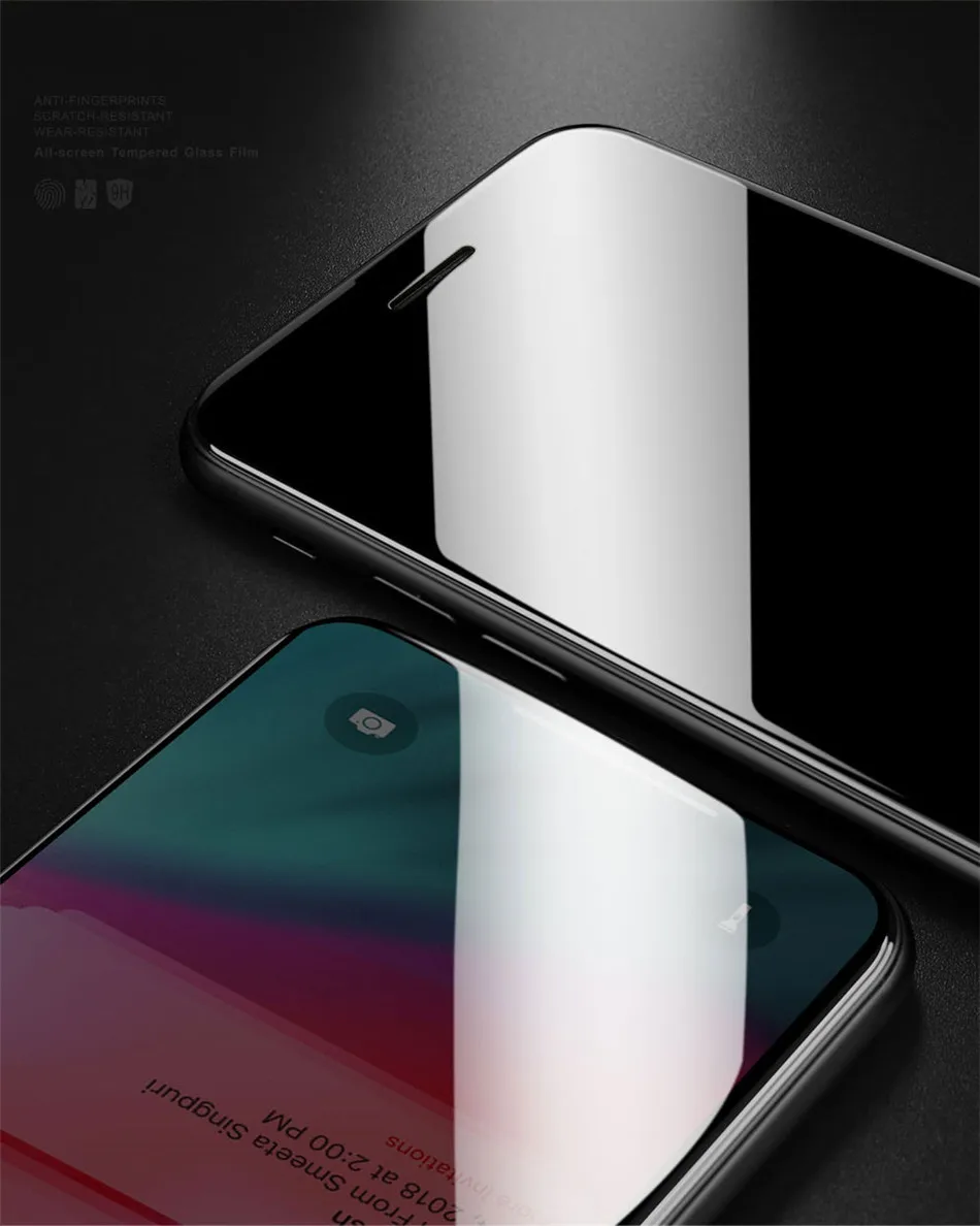 9H Tempered Glass for iPhone 11 Pro Max Xs XR X Screen protector iPhone 12 Pro Mini 7 8 6S 6 Plus SE 2020 Full Protective Film