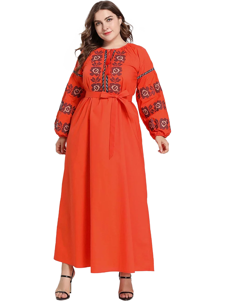 BNSQ плюс размер abaya мусульманское длинное платье для девочки без хиджаба винтажные пляжные Коктейльные Вечерние красные Скромные Новые дизайнерские высококачественные фабричные розетки