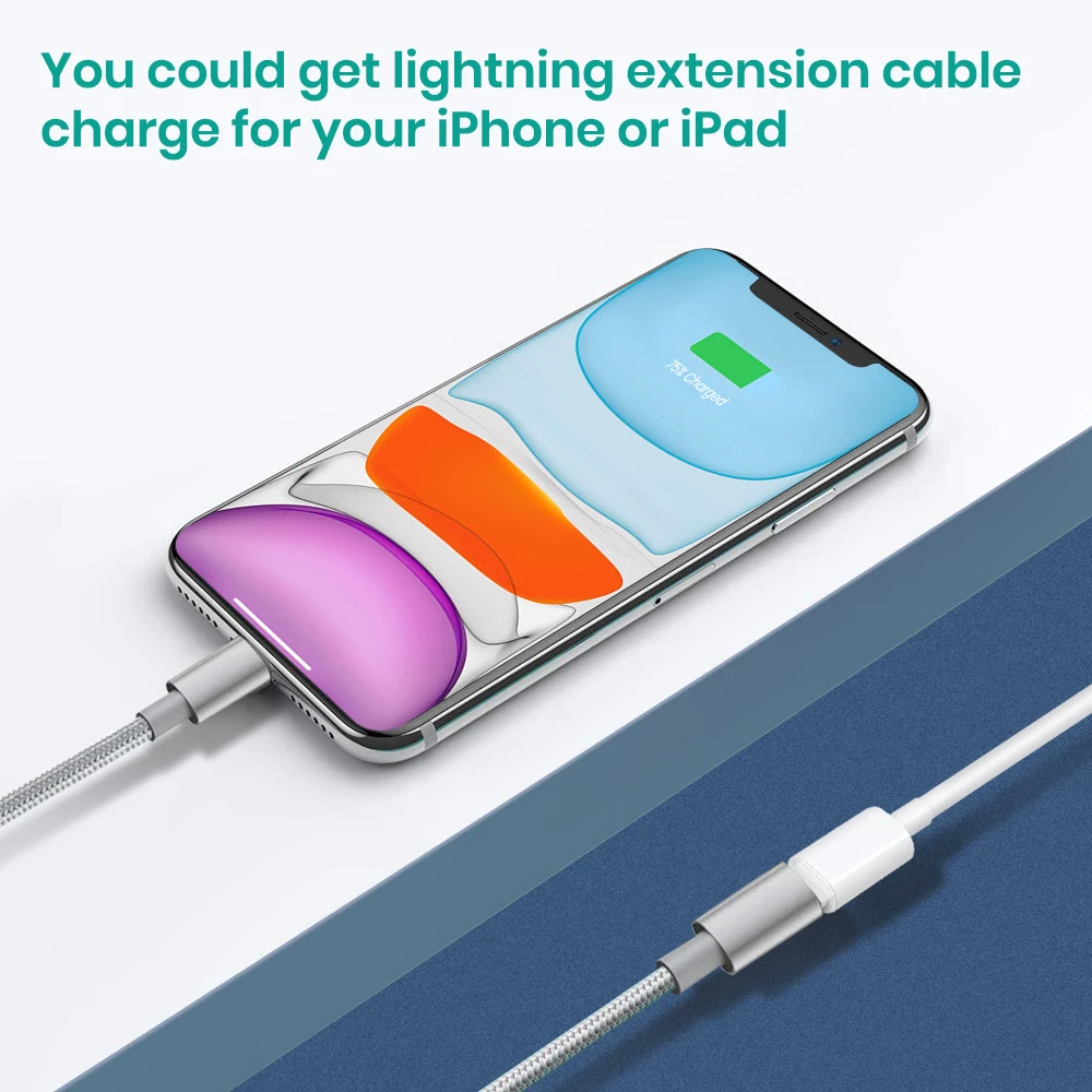 Lightning Male Lightning Female Extension Cable Lightning Data Extension 8pin Aliexpress