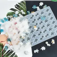 48 даже милый маленький динозавр черепаха силиконовая форма мультфильм форма в виде животных