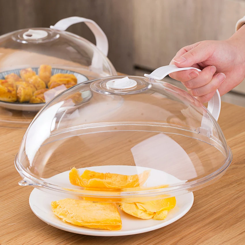 Microwave Plate Cover with Steam Vents Dish Cover Microwave Splatter Cover Transparent 