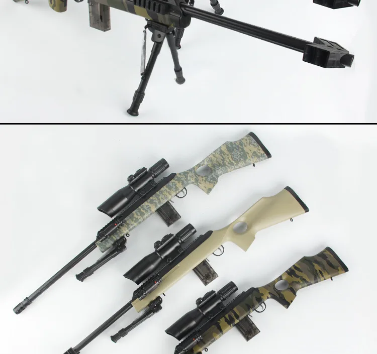 Золотой yu shun большой размер Barrett руководство одиночный снайперский водяной пистолет счетчик Страйк Косплей наружная игра модель игрушечный пистолет