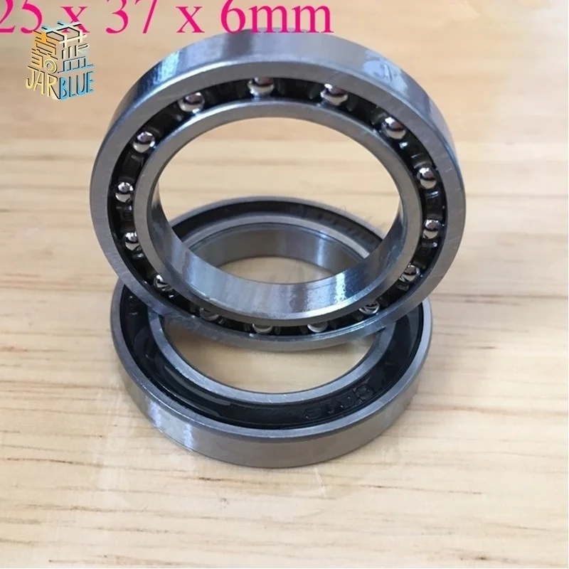 2-5pcs MR25376 6805-RD 6805N-RS 61805 6805N 25376 볼 베어링 HT2 BB51 GCR15 용 25*37*6 MM 자전거 하단 브래킷 수리 베어링