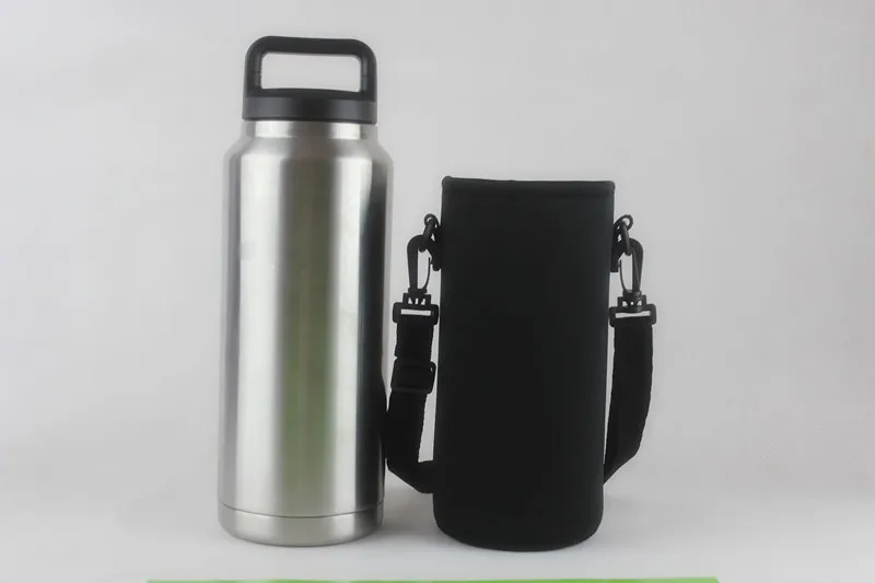 10 шт. 18/36/64 Oz бутылки с водой для питевых чашек чайник держатель для напитков с длинными рукавами неопреновый кулер крышка переноска Обёрточная бумага - Цвет: 36oz  cover holder