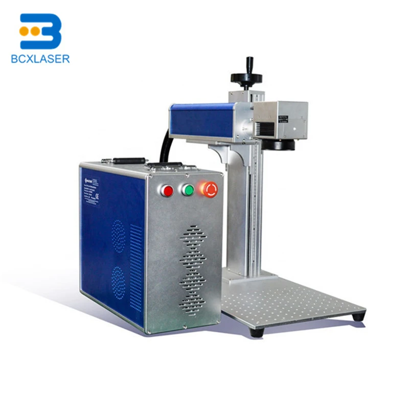 

Autofocus split fiber laser marking engraving machine for nameplate
