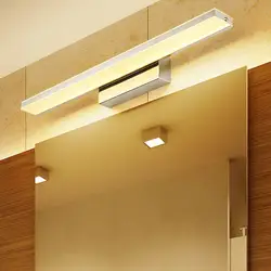 Современный простой удобный Алюминий Спальня Ванная комната влагостойкий макияж светодиодные светильники шкаф лампа ночное освещение