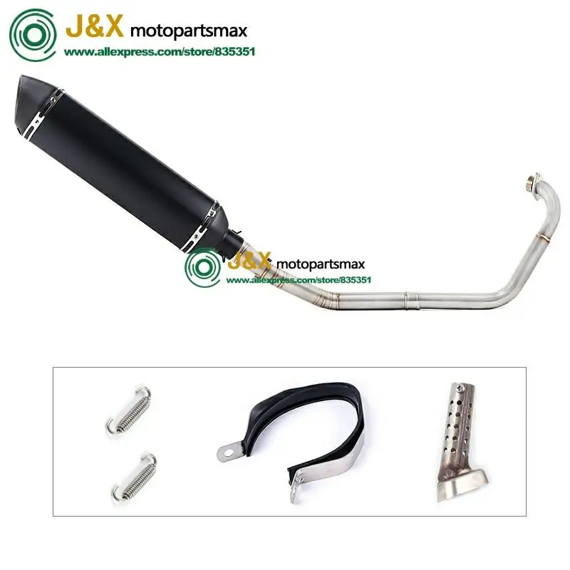 Полная выхлопная система мотоцикла Escape slip on для yamaha YZF R15 MT15 MT-15 2008- средняя труба глушителя DB-Killer