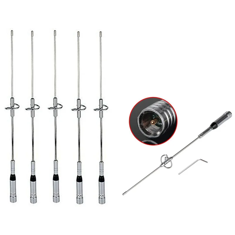 5 шт. двухдиапазонная антенна Nagoya VHF/UHF 144 МГц 430 Вт NL770S | Электроника