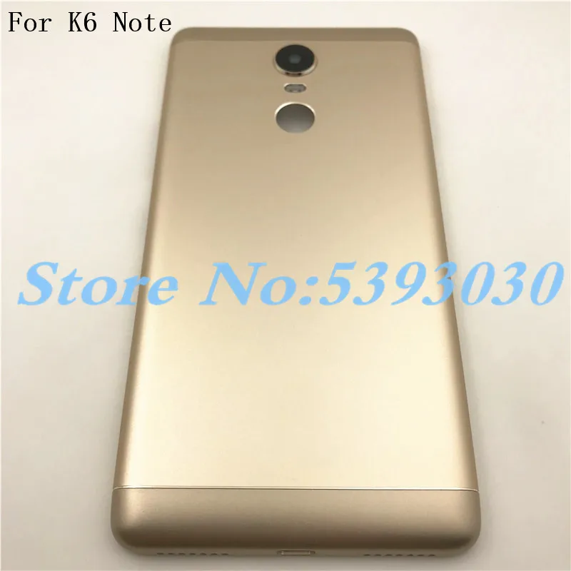 5,5 дюймовый металлический чехол для задней крышки батареи для lenovo K6 Note без кнопок громкости питания+ логотип