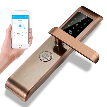 

Fashion Smart Lock Digital Lock Waterproof with APP Remotely Control Front Rear Panel Fingerprint Lock for Home Security