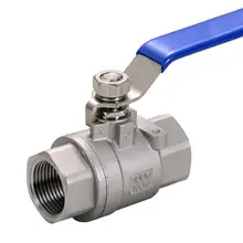 3/4 дюйма нить прочный 304 Нержавеющая сталь женский парадный вечерний костюм Порты и разъёмы шаровые краны рычаг ручки прост в установке