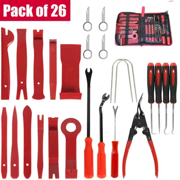 

Hand Tool Removal Tool Kit Car Panel Tool 11-26pcs Disassembly Tool Set Car Door Panel Removal Tool Audio Disassembly Tool Kit