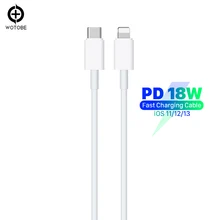 USB-C к PD кабель быстрой зарядки C94 чип для iPhone 11/11 pro/X/XS/XR/8 iPad применимый 18 Вт 29 Вт 30 Вт 61 Вт 87 Вт USB-C адаптер питания