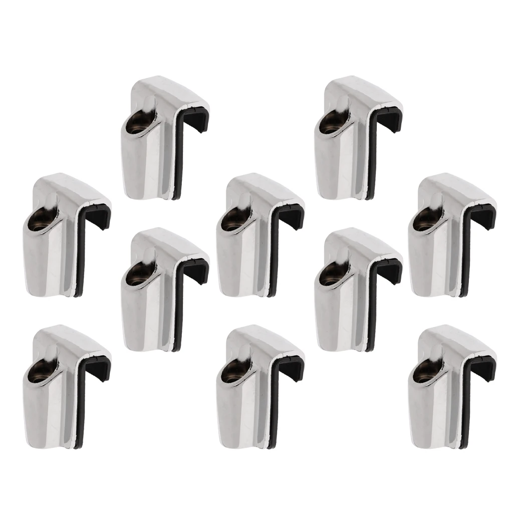 MagiDeal 10 Set OF Zinc Alloy Bass Drum Hooks Strong Enough To Hold Drum
