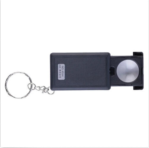 New Hot Selling Portable 45X Jewelers Loupe Magnifying With Automatic LED Light Switch Magnifier Illuminated Mini Glass Brand