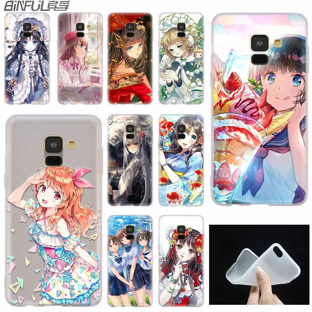 japanese anime love Live Silicone Case For Samsung A52 A32 A12 A72 A42 A21S 5G A3 A5 A6 A7 A8 Plus 2018 Cover Star |