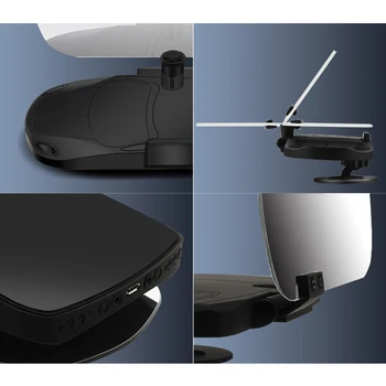 

New Shockproof Windshield Phone Holder Head Up Display Support Fast Qi Protection GPS Stand Wireless Charger Adhesive Car Mount