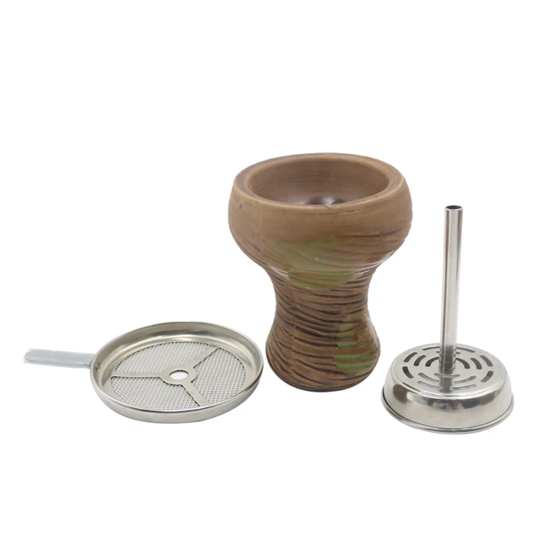 SY Ceramics High Temperature Resistance Bowl Metal Shisha Charcoal Head  Holder Hookah Accesorios Sheesha Narguile Chicha Bowl|Shisha Pipes &  Accessories| - AliExpress
