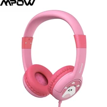 Mpow Wired Headphones For Kids Max 85dB Volume Limited Soft Earpads Headset With Shareport For MP3 MP4 Laptop Tablet PC