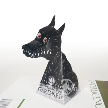 

Optical Illusions Black Dragon Ornaments Folding Cute Mini 3D Paper Model Papercraft DIY Kids Adult Handmade Craft Toys ER-062