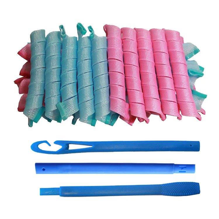 

55cm20 Root Large Curls Does Not Damage Hair Curler Useful Product Magic Volume DIY Spiral Big Wave Hair Roller Wholesale