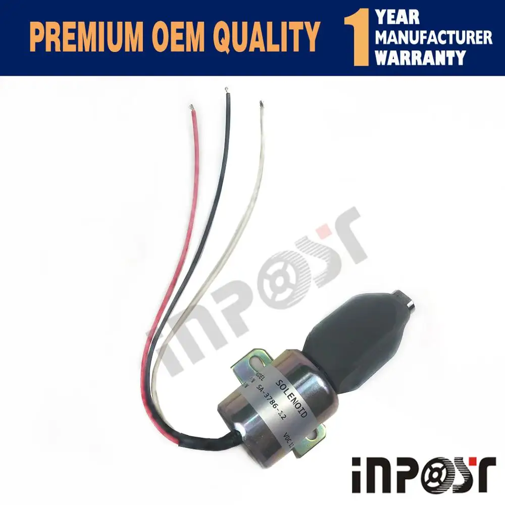 

SA-3786-12 /1753ES-12E6ULB1S1 12V For Kubota Diesel 21HP 91-05 Grasshopper 721D2