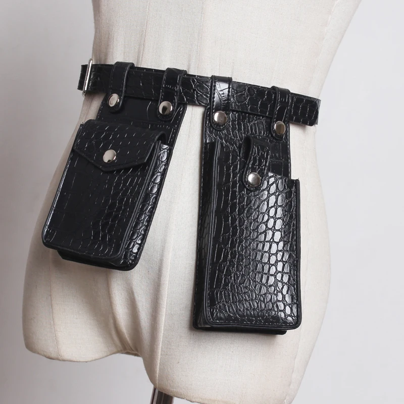 Женская поясная сумка от известного дизайнера, Высококачественная кожаная нагрудная сумка с ремнем, уличная сумка для телефона, кошелек из крокодиловой кожи Nerka